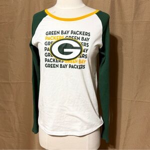 NFL Green Bay Packers Long Sleeve Tee - Green, White, Yellow